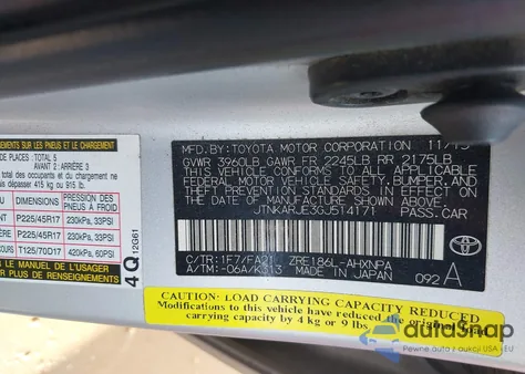 2016 Scion Im from USA, damaged, VIN JTNKARJE3GJ514171